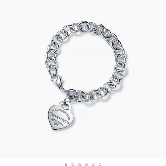 Return to Tiffany® Heart Tag Charm Bracelet - Picture 1 of 8